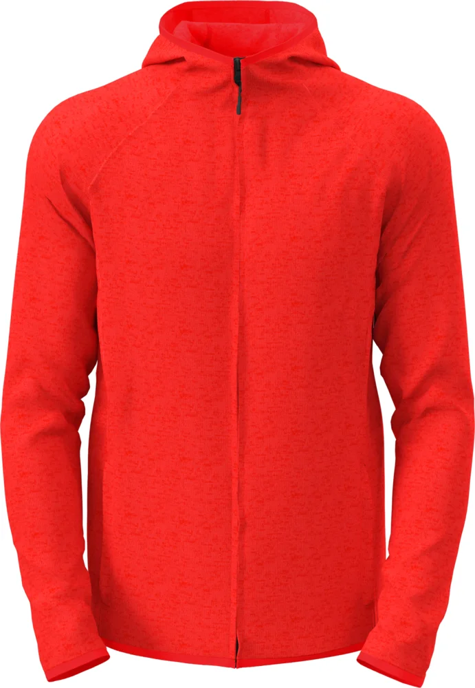 Herren Kapuzen Strickfleece Jacke