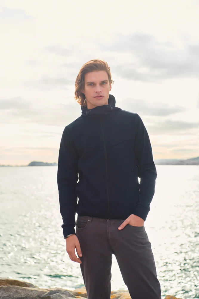 Men's Hooded Sweat Jacket