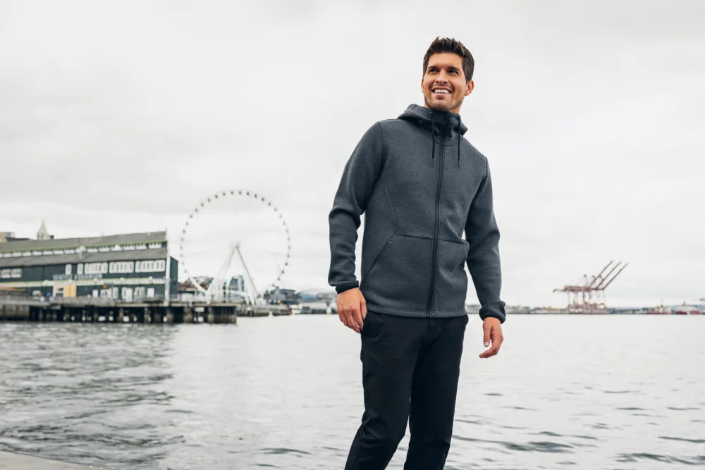 Men's Hooded Sweat Jacket