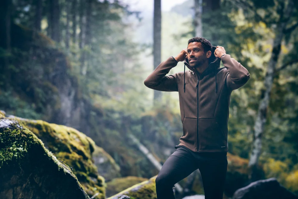 Men's Hooded Sweat Jacket