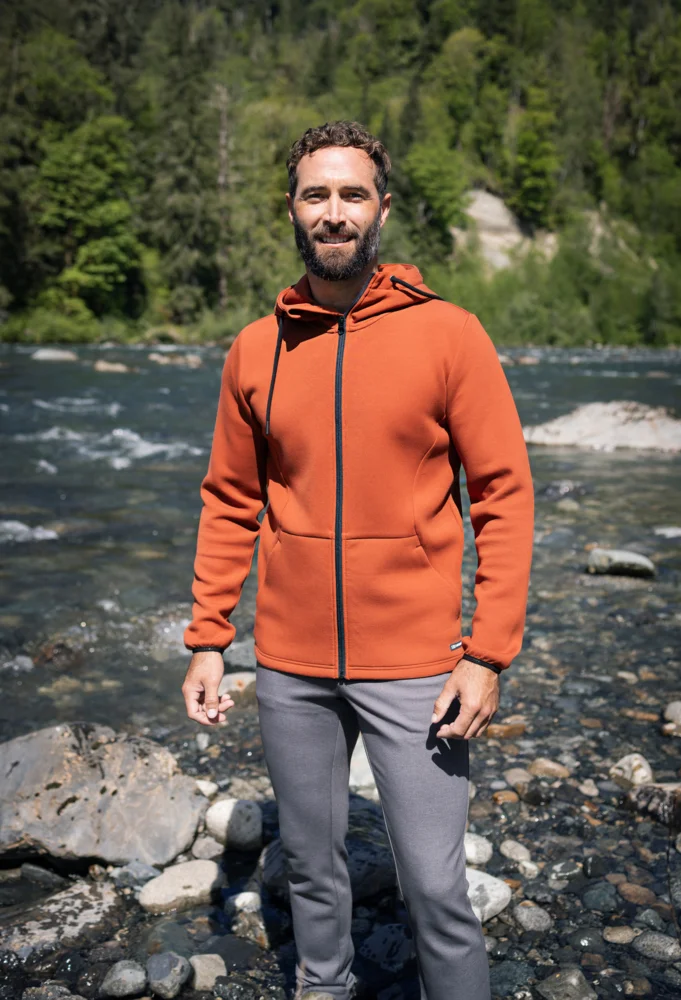 Men's Hooded Sweat Jacket