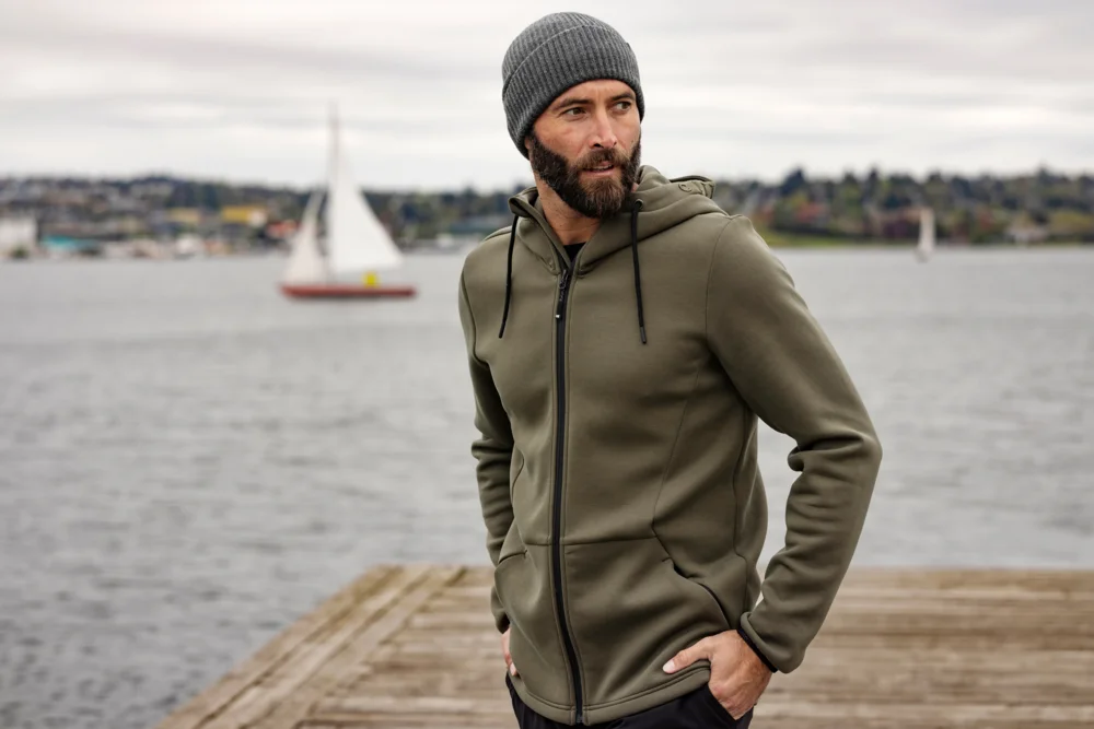 Men's Hooded Sweat Jacket