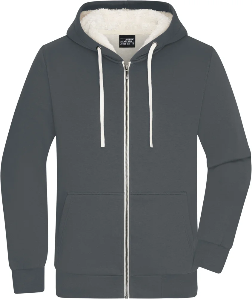 Herren Kapuzen Sweatjacke "Sherpa"