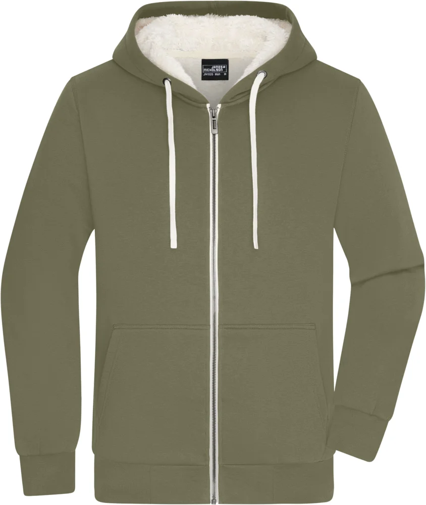 Herren Kapuzen Sweatjacke "Sherpa"