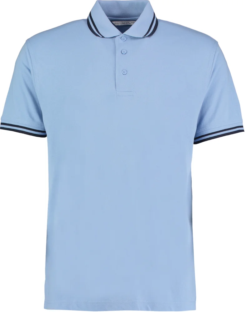 Men's Contrast Piqué Polo