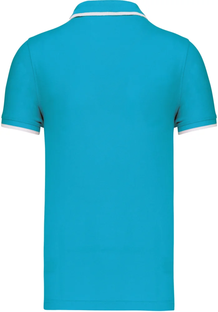 Herren Kontrast Piqué Polo