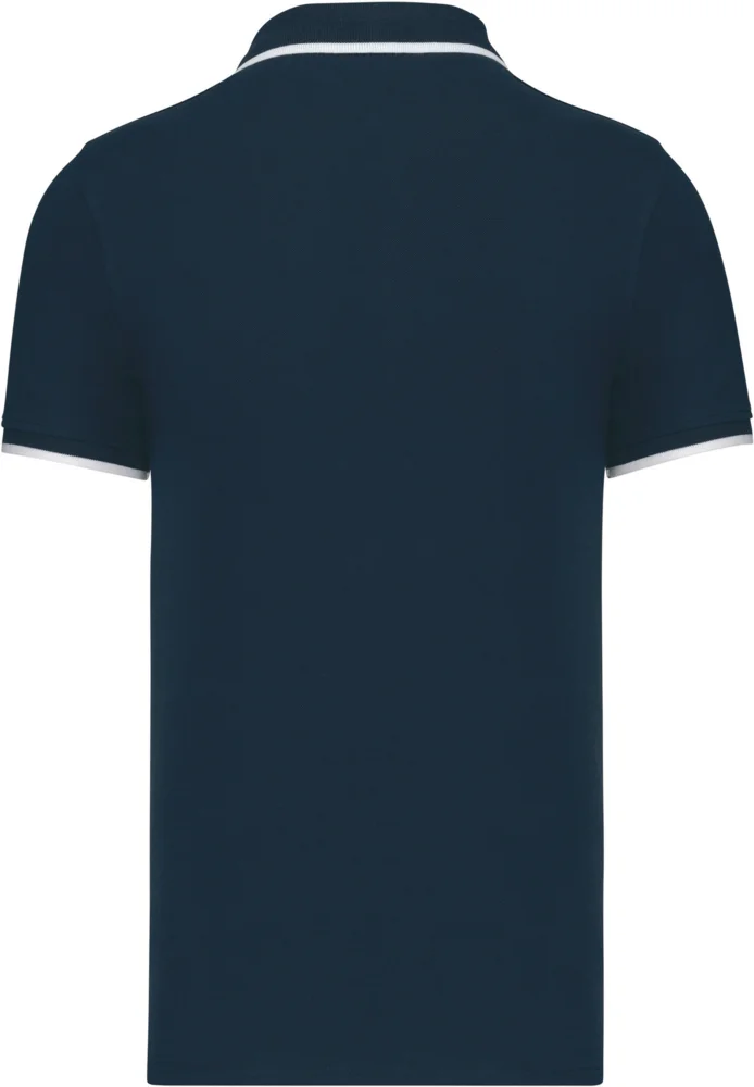 Herren Kontrast Piqué Polo