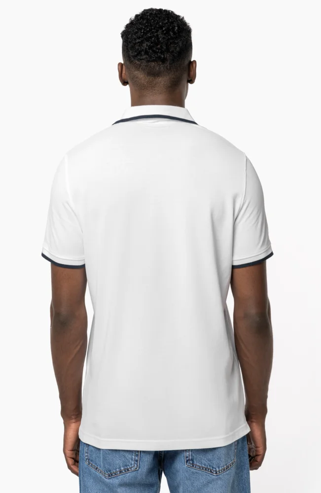 Herren Kontrast Piqué Polo