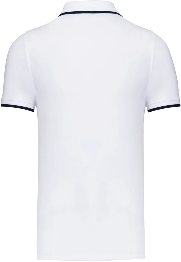 Herren Kontrast Piqué Polo