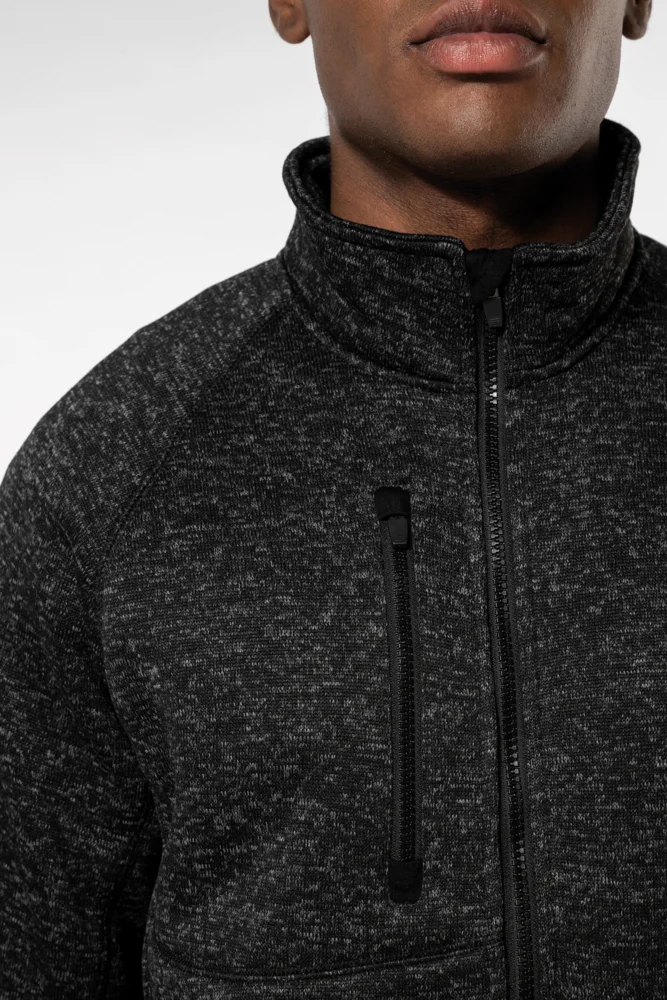 Men's Knitted Fleece Jacket