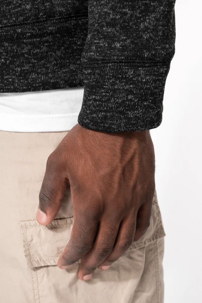Men's Knitted Fleece Jacket