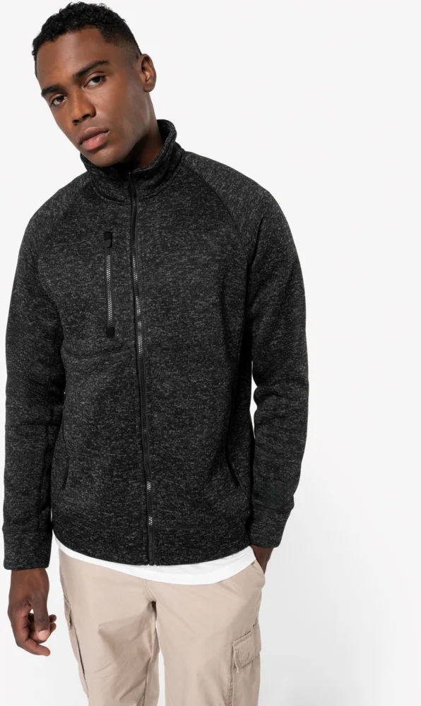 Men's Knitted Fleece Jacket