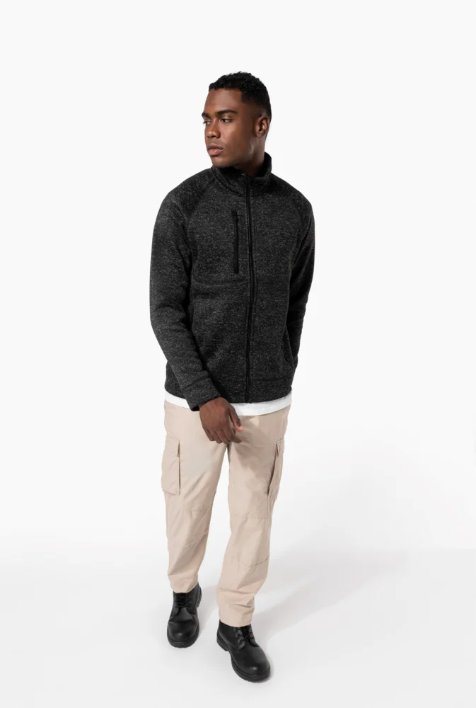 Men's Knitted Fleece Jacket