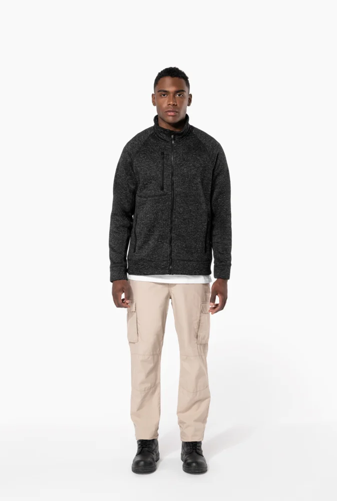 Men's Knitted Fleece Jacket