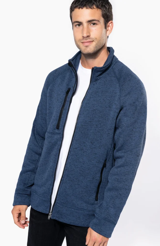 Men's Knitted Fleece Jacket