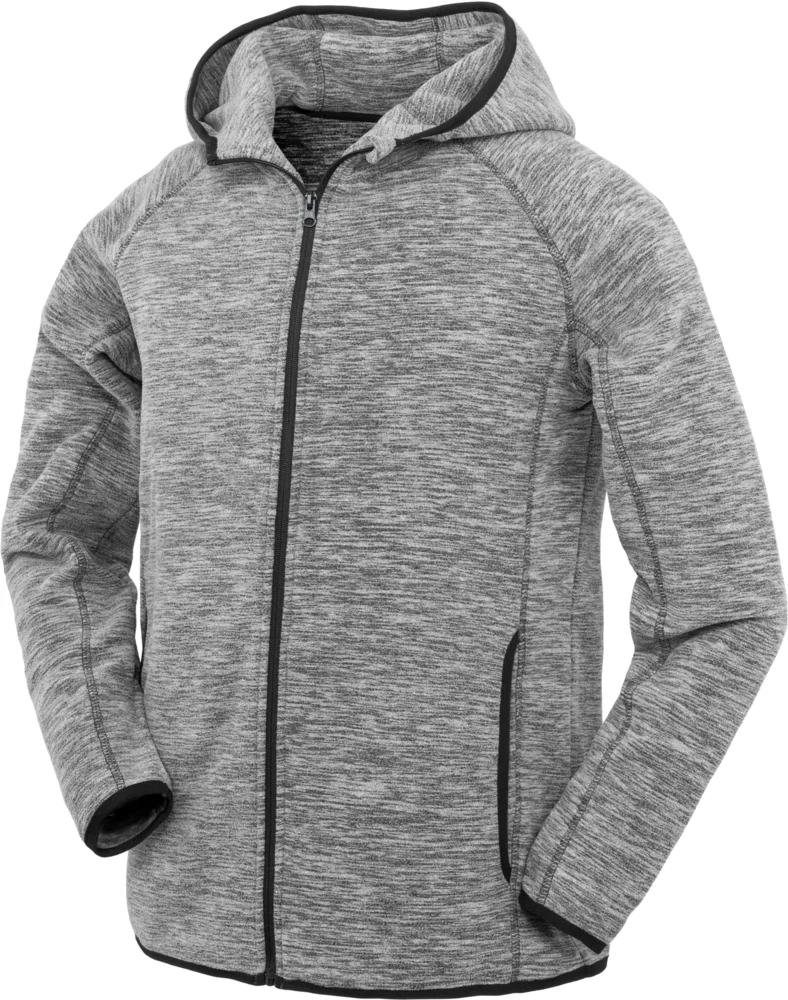 Herren Microfleece Kapuzenjacke