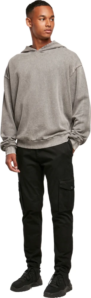 Herren Oversize Kapuzensweater "Acid Wash"