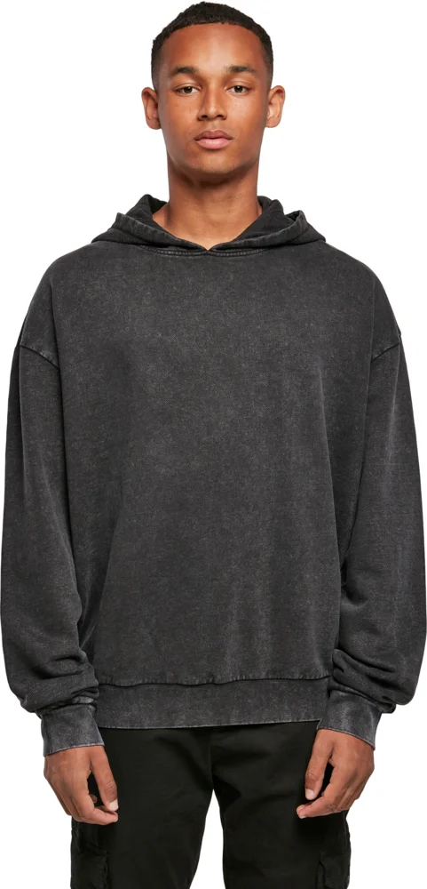 Herren Oversize Kapuzensweater "Acid Wash"