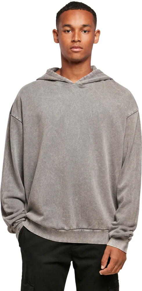 Herren Oversize Kapuzensweater "Acid Wash"