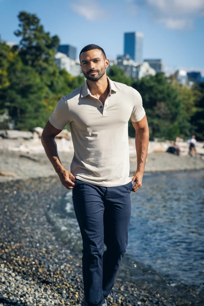Herren Piqué Polo