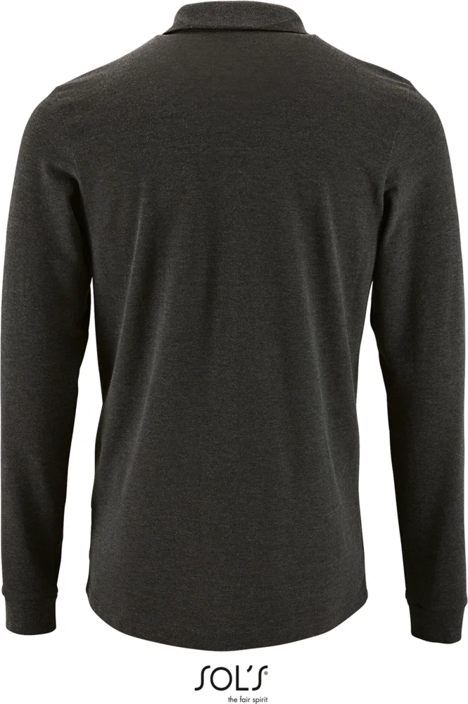 Herren Piqué Polo langarm