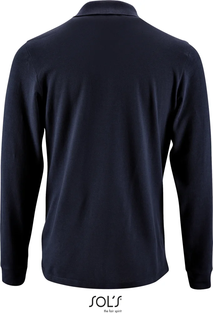 Herren Piqué Polo langarm