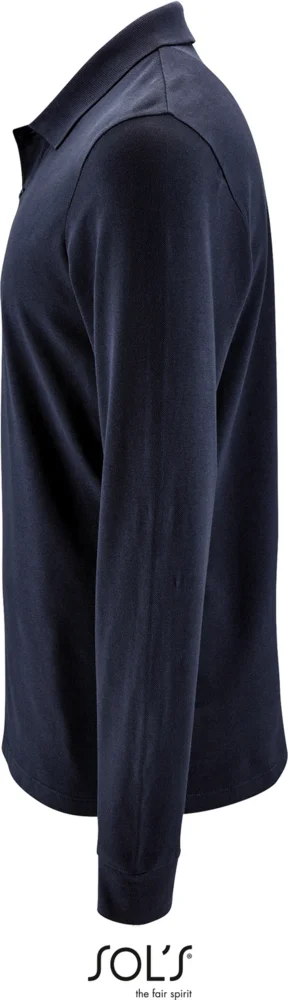 Herren Piqué Polo langarm