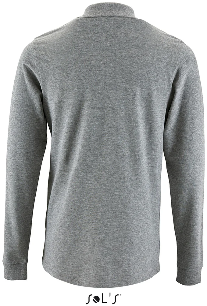 Herren Piqué Polo langarm