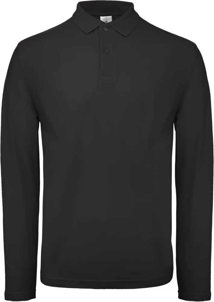 Herren Piqué Polo langarm