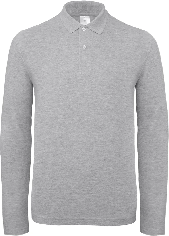 Herren Piqué Polo langarm