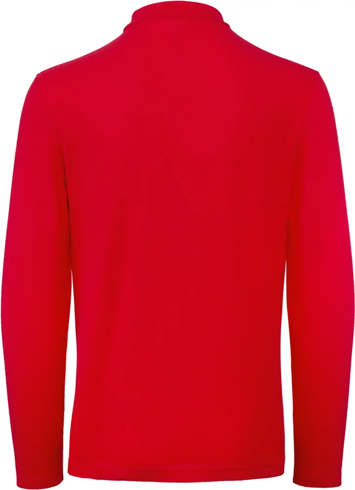 Herren Piqué Polo langarm