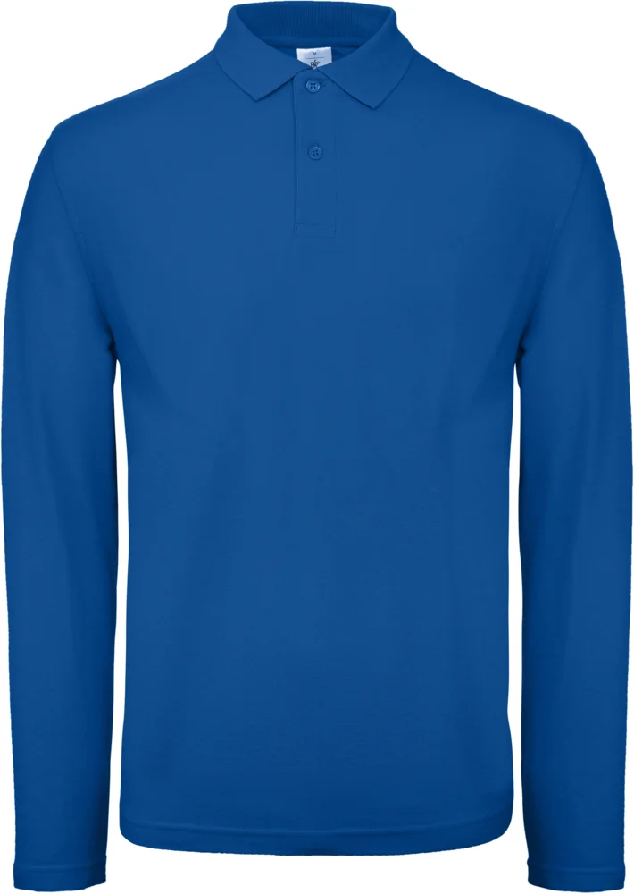 Herren Piqué Polo langarm