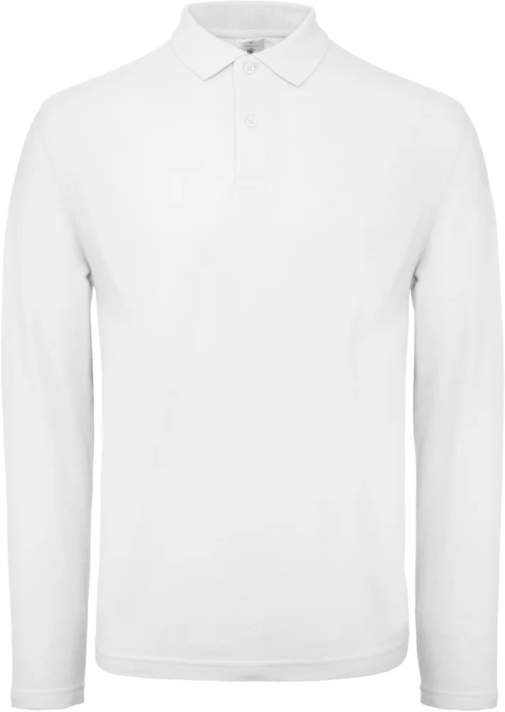 Herren Piqué Polo langarm