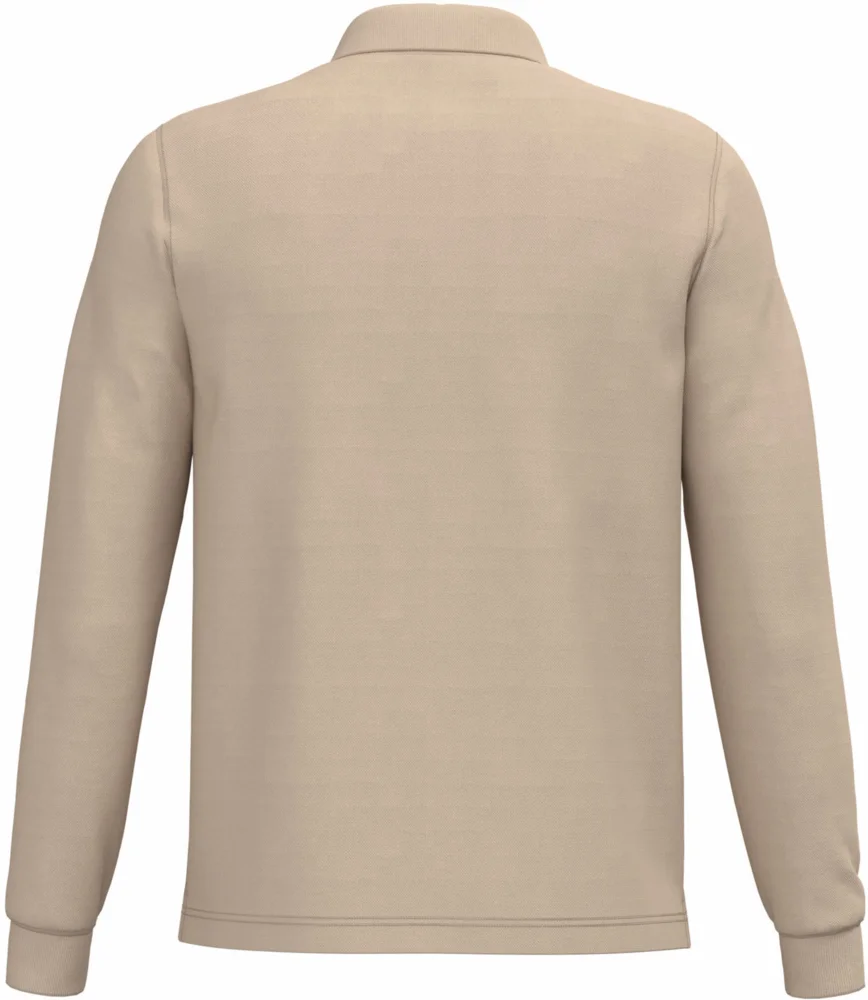 Herren Piqué Polo langarm