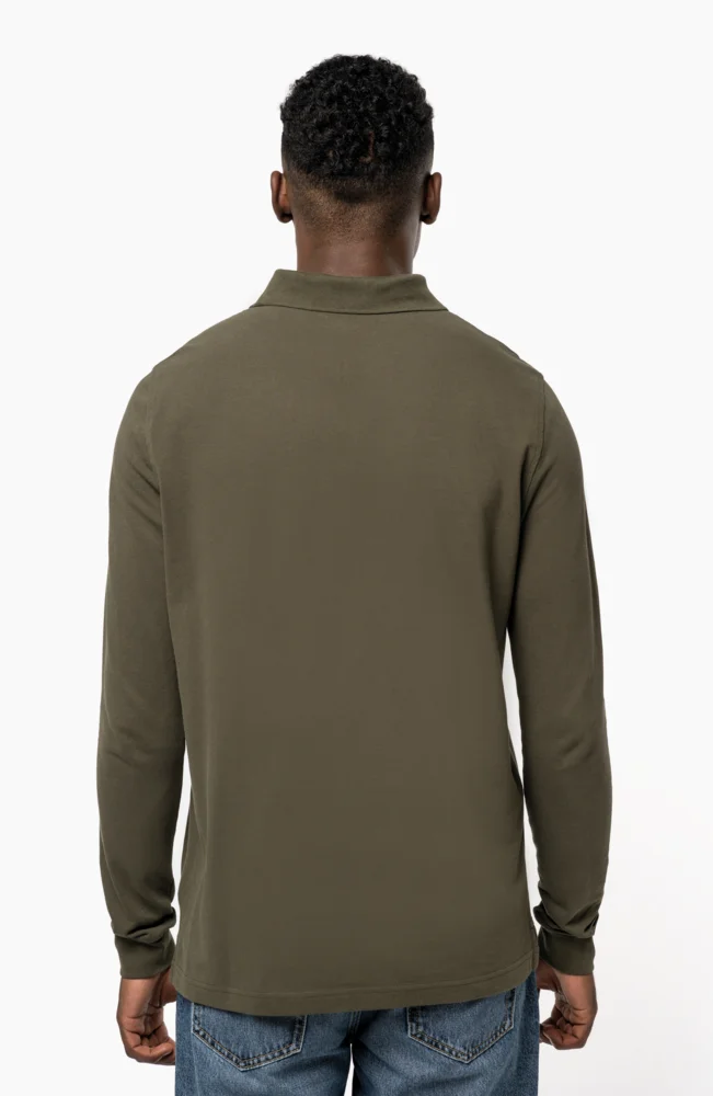 Herren Piqué Polo langarm