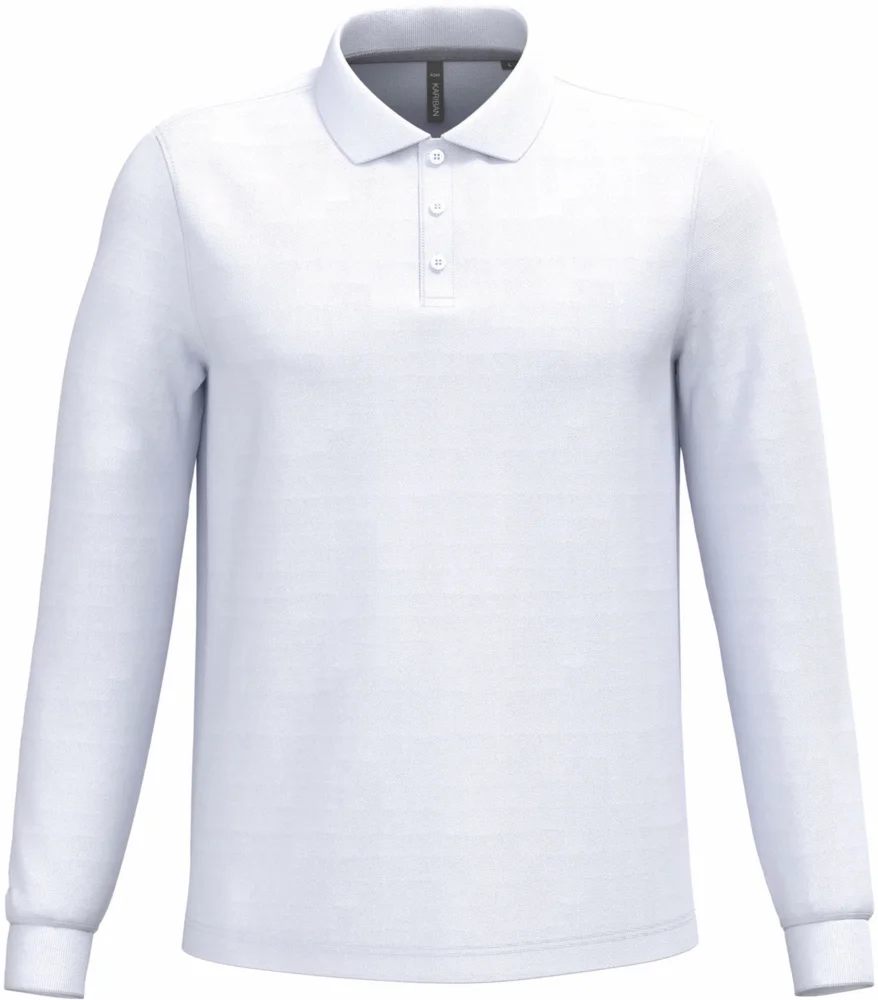 Herren Piqué Polo langarm