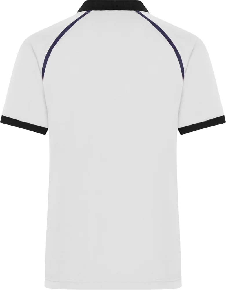 Men's piqué polo with zip