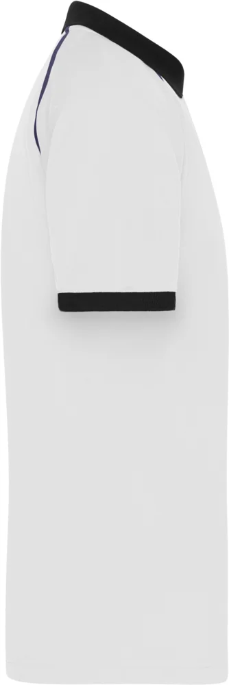 Men's piqué polo with zip