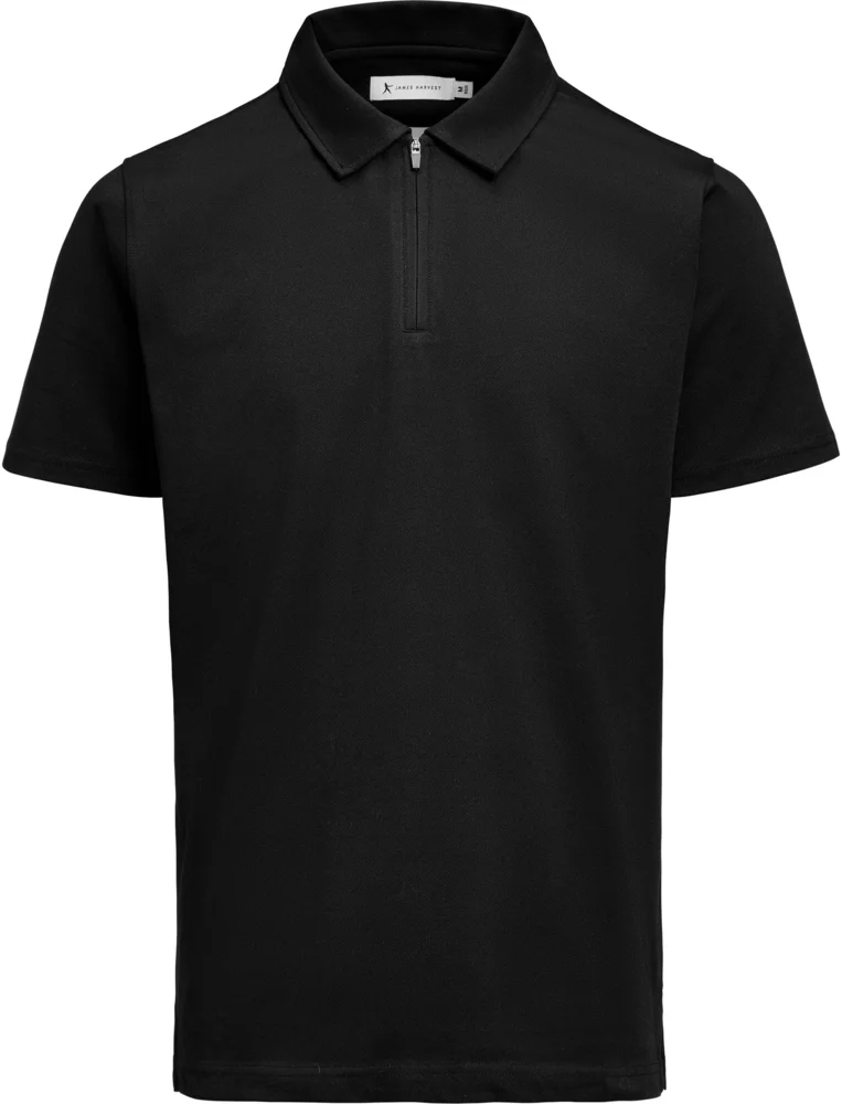Herren Piqué Polo mit Zip
