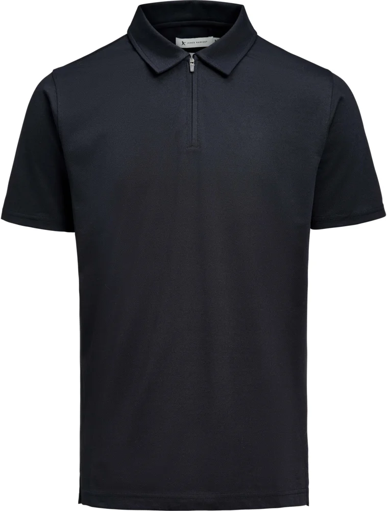 Herren Piqué Polo mit Zip