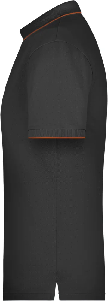 Herren Piqué Polo Stripe