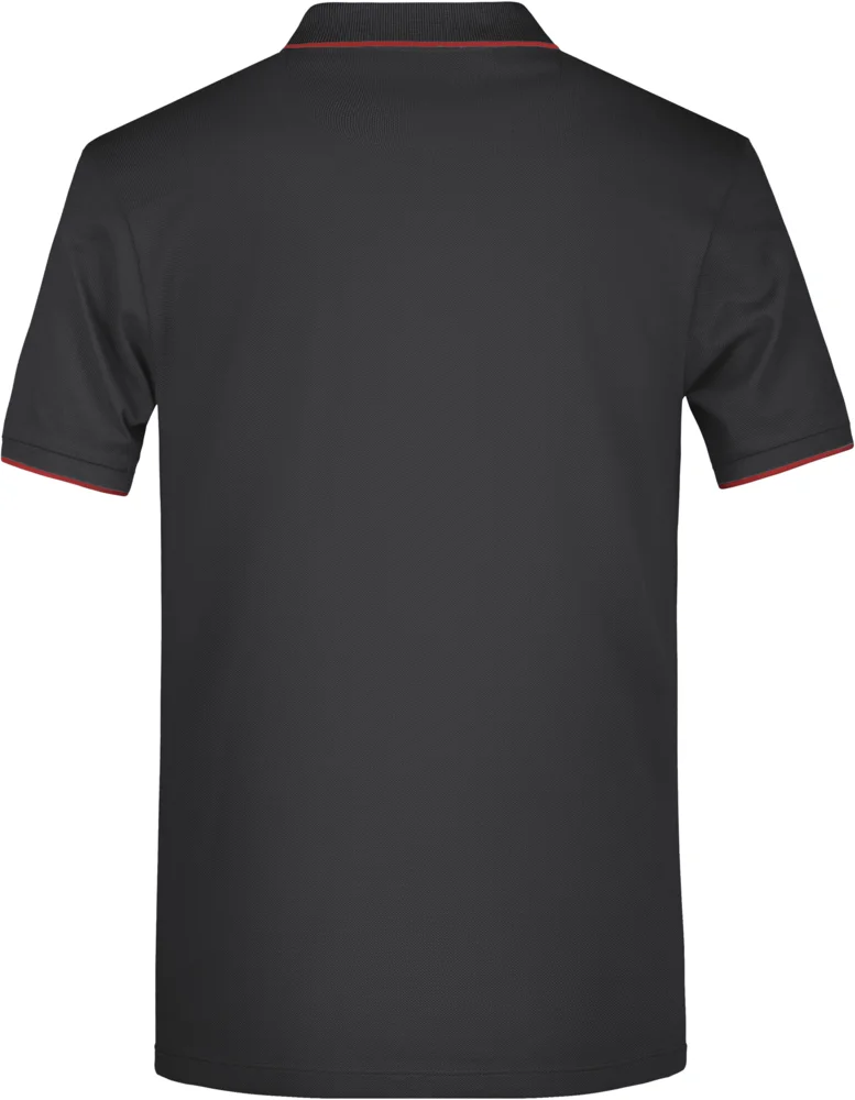 Herren Piqué Polo Stripe