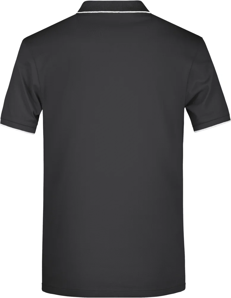 Herren Piqué Polo Stripe