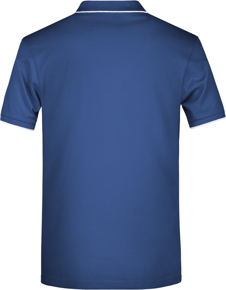 Herren Piqué Polo Stripe