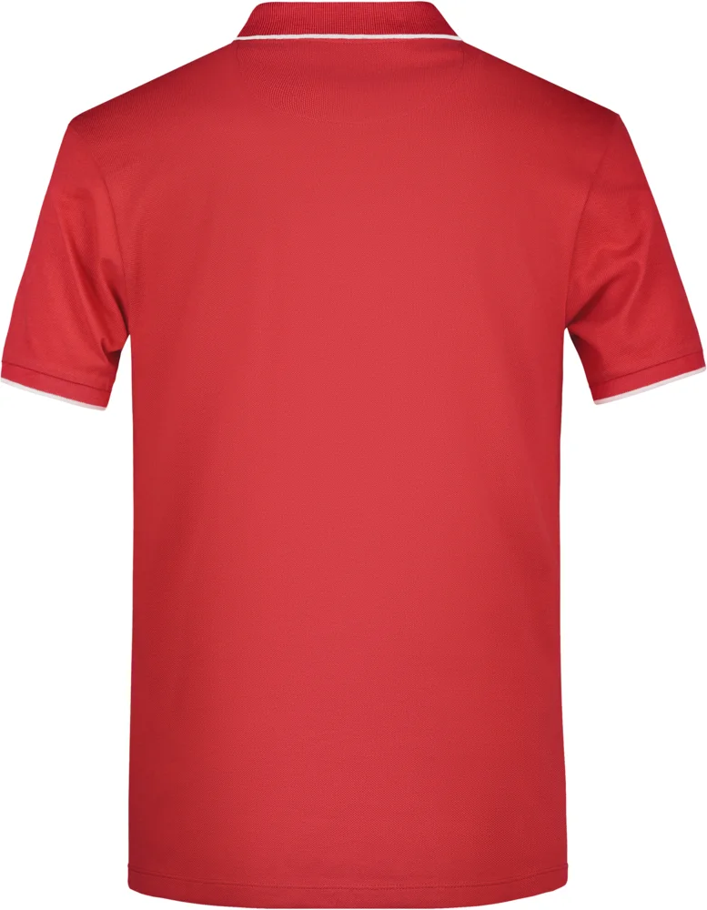 Herren Piqué Polo Stripe