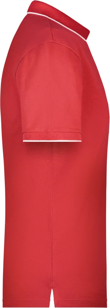 Herren Piqué Polo Stripe