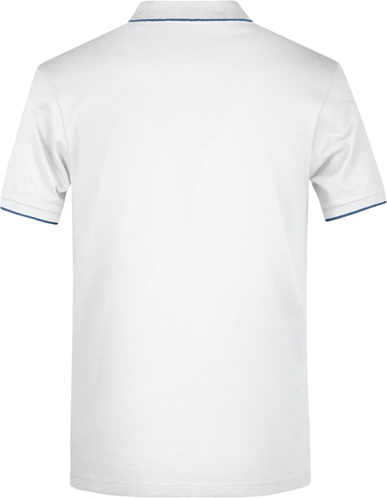Herren Piqué Polo Stripe