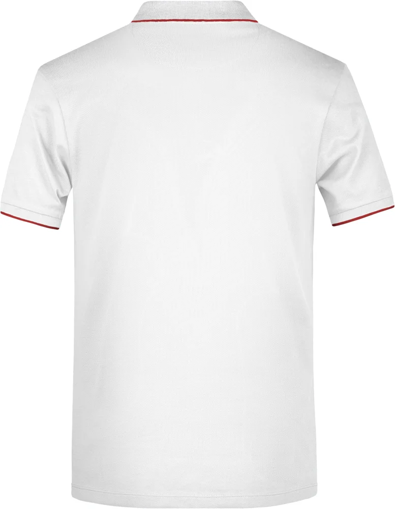 Herren Piqué Polo Stripe