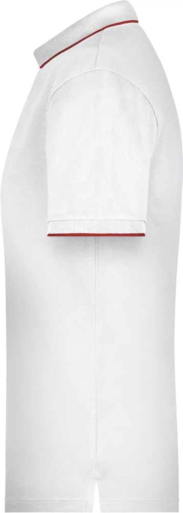 Herren Piqué Polo Stripe