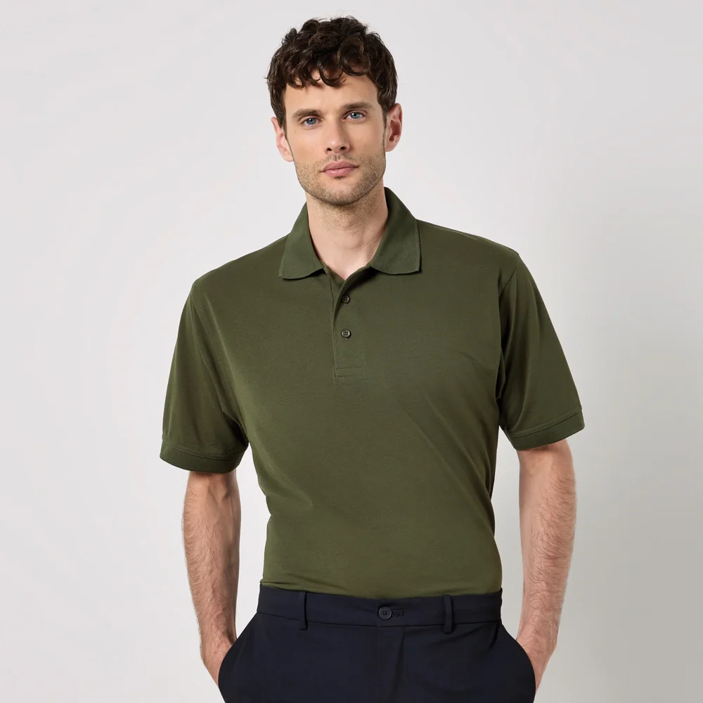 Herren Piqué Polo "Superwash"